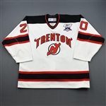 McLaughlin, Beau<br>White Set 1<br>Trenton Devils 2007-08<br># Size: 56