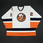 Kvasha, Oleg * <br>White 3rd Regular Season / Playoffs<br>New York Islanders 2002-03<br>#12 Size: 58