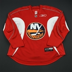 Reebok Edge<br>Red Practice Jersey<br>New York Islanders 2008-09<br>Size: 58