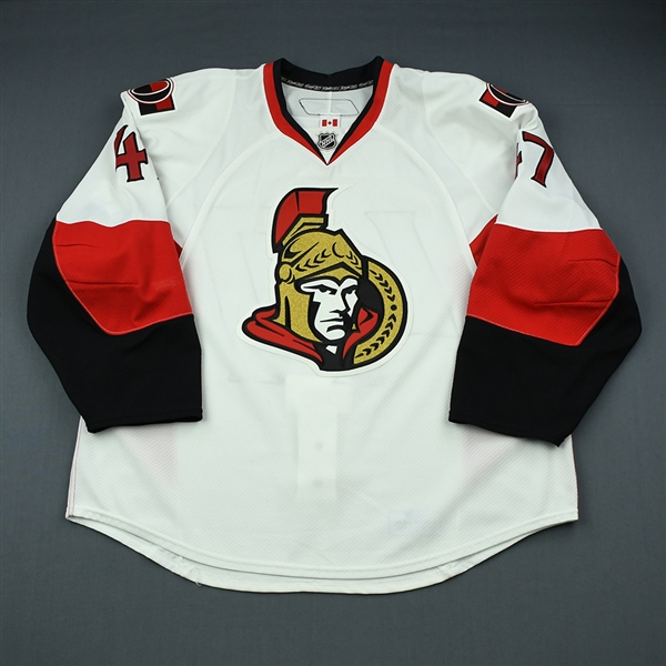 Smith, Zack<br>White Set 3<br>Ottawa Senators 2009-10<br>#47 Size: 58