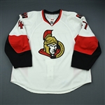 Smith, Zack<br>White Set 3<br>Ottawa Senators 2009-10<br>#47 Size: 58