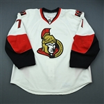 Foligno, Nick <br>White Set 1<br>Ottawa Senators 2009-10<br>#71 Size: 58