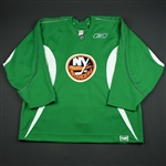Reebok Edge<br>Light Green Practice Jersey<br>New York Islanders 2006-07<br># Size: 58