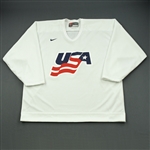 Stastny, Paul * <br>White, U.S. Olympic Mens Orientation Camp Issued Jersey, Signed<br>USA 2009<br>#26 Size: XL