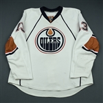 Cogliano, Andrew<br>White Set 3<br>Edmonton Oilers 2009-10<br>#13 Size: 56