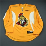 Reebok<br>Yellow Practice Jersey<br>Ottawa Senators 2009-10<br>#N/A Size: 52