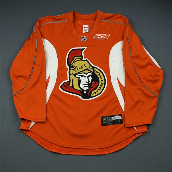 Reebok<br>Orange Practice Jersey<br>Ottawa Senators 2009-10<br>#N/A Size: 52