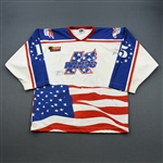 Anderson, Darcy * <br>9/11 Tribute - Autographed<br>Kalamazoo Wings 2001-02<br>#15 Size: XXL