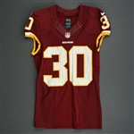 Biggers, E.J.<br>Burgundy<br>Washington Redskins 2013<br>#30 Size: 40 L-BK