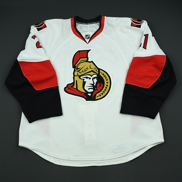 Smith, Jason<br>White Set 1<br>Ottawa Senators 2008-09<br>#21 Size: 58