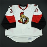 Auld, Alex<br>White Set 1<br>Ottawa Senators 2008-09<br>#31 Size: 58+G