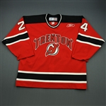 Stoesz, Myles<br>Red Set 1<br>Trenton Devils 2009-10<br>#24 Size: 56