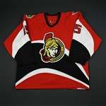 Schaefer, Peter * <br>Red 1st Regular Season<br>Ottawa Senators 2002-03<br>#15 Size: 56