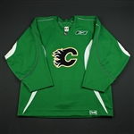 Reebok<br>Green Practice Jersey<br>Calgary Flames 2006-07<br># Size: 54