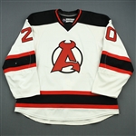 Boucher, Reid<br>White<br>Albany Devils 2012-13<br>#20 Size: 56