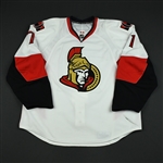 Foligno, Nick<br>White Set 3 / Playoffs (RBK 2.0)<br>Ottawa Senators 2007-08<br>#71 Size: 58