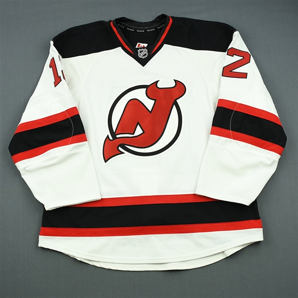 Anderson, Matt<br>White Set 1 (NHL Debut)<br>New Jersey Devils 2012-13<br>#12 Size: 56