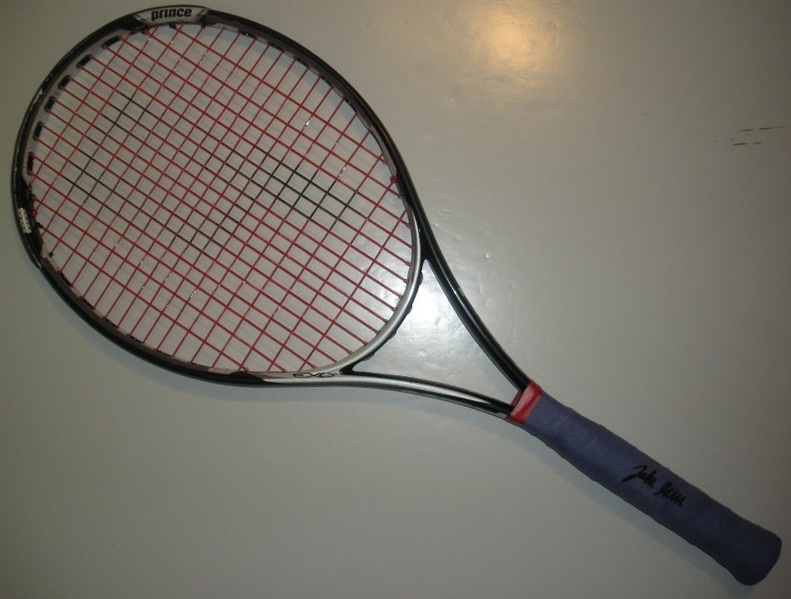 Isner, John<br>Black Prince Racquet, Match-Used, Mens Singles First Round, Autographed<br>US Open 2012<br>