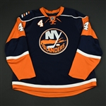 Berard, Bryan<br>Navy Set 1 (RBK 1.0)<br>New York Islanders 2007-08<br>#4 Size: 58
