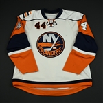 Meyer, Freddy<br>White Set 2 (RBK 1.0)<br>New York Islanders 2007-08<br>#44 Size: 56