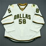 Benn, Jordie<br>White Set 1<br>Dallas Stars 2011-12<br>#58 Size: 58