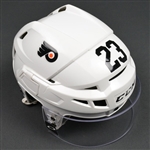 Manning, Brandon<br>White CCM Helmet w/Visor<br>Philadelphia Flyers 2015-16<br>#23 
