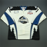 Milnamow, Brendan<br>White Kelly Cup Finals - Game 1 & 2<br>Idaho Steelheads 2009-10<br>#17 Size:56