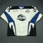DeVergilio, Kevin<br>White Kelly Cup Finals - Game 1 & 2<br>Idaho Steelheads 2009-10<br>#30 Size:56
