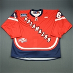 Charlebois, Joe<br>Red Kelly Cup Finals - Game 1 & 2 - Game-Issued<br>Kalamazoo Wings 2010-11<br>#16 Size:58