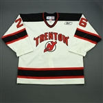 Leaderer, Dave<br>White Set 1<br>Trenton Devils 2010-11<br>#26 Size: 56