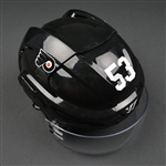 Gostisbehere, Shayne<br>Black CCM V08 Helmet<br>Philadelphia Flyers 2015-16<br>#53 Size: Small