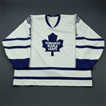 Rhodes, Damian * <br>White<br>Toronto Maple Leafs 1995-96<br>#1 Size: 58
