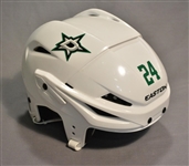 Benn, Jordie<br>White, Easton Helmet<br>Dallas Stars 2014-15<br>#24 