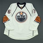 Brule, Gilbert<br>White Set 2<br>Edmonton Oilers 2010-11<br>#67 Size: 56