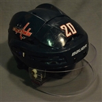 Brouwer, Troy<br>Blue, Bauer Helmet w/ Bauer Shield<br>Washington Capitals 2014-15<br>#20 