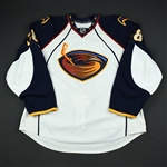 Postma, Paul<br>White Set 2 - NHL Debut<br>Atlanta Thrashers 2010-11<br>#38 Size: 58
