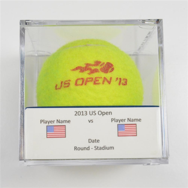 Agnieszka Radwanska vs. Silvia Soler-Espinosa<br>Match-Used Ball - Round 1 - Arthur Ashe Stadium<br>US Open Womens Singles 2013<br>#8/26/2013 