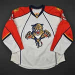 Moore, Dominic * <br>White Set 1  - Photo-Matched<br>Florida Panthers 2009-10<br>#81 Size: 56