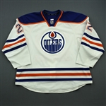 Aulie, Keith<br>White Set 1<br>Edmonton Oilers 2014-15<br>#22 Size: 58+