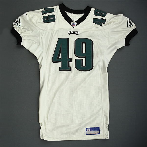 Parry, Josh * <br>White<br>Philadelphia Eagles 2005<br>#49 Size: 50-S