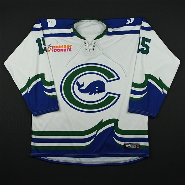 Greco, Emma (No Name on Back)<br>White Set 1 <br>Connecticut Whale 2017-18<br>#15 Size: LG