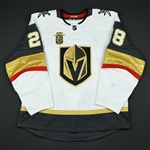 Carrier, William <br>White Set 3 w/ Inaugural Season Patch<br>Vegas Golden Knights 2017-18<br>#28 Size: 56