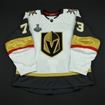 Pirri, Brandon<br>White Stanley Cup Final Set 1 - Game-Issued (GI)<br>Vegas Golden Knights 2017-18<br>#73 Size: 56