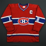 Cournoyer, Yvan *<br>Red<br>Montreal Canadiens 1978-79<br>#12 Size: 42