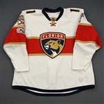 Huberdeau, Jonathan *<br>White Set 1 w/ Centennial Patch  - Photo-Matched<br>Florida Panthers 2016-17<br>#11 Size: 56