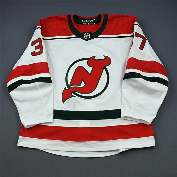 Zacha, Pavel <br>White Heritage Set 1<br>New Jersey Devils 2018-19<br>#37 Size: 56