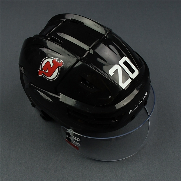 Coleman, Blake<br>Black, Bauer Helmet w/ Bauer Shield<br>New Jersey Devils 2018-19<br>#20 Size: Medium