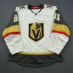 Marchessault, Jonathan<br>White Set 3 - 200th Career Point<br>Vegas Golden Knights 2018-19<br>#81 Size: 54