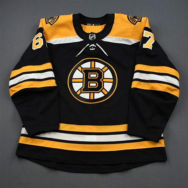 Zboril, Jakub Black Set 1 - Game-Issued (GI) Boston Bruins 2018-19 #67 ...