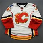 Baertschi, Sven *<br>White Set 1- Photo-Matched<br>Calgary Flames 2013-14<br>#47 Size: 54
